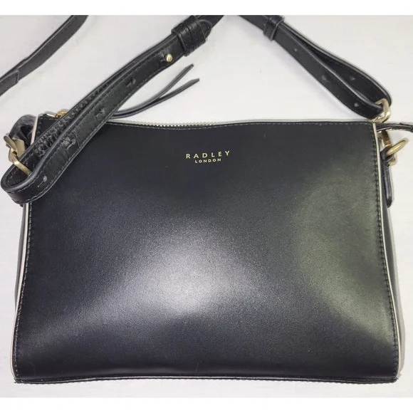 Radley London Women's Black Leather Crossbody Bag Adjustable Strap - Picture 8 of 14